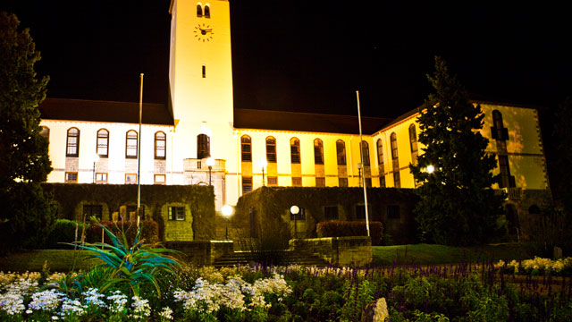 Clocktower at night