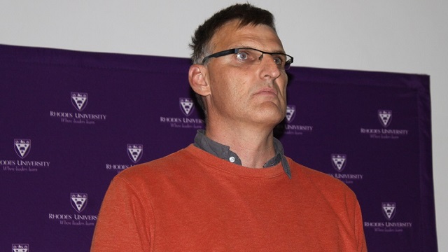 Dr Richard Vergunst, from Stellenbosch