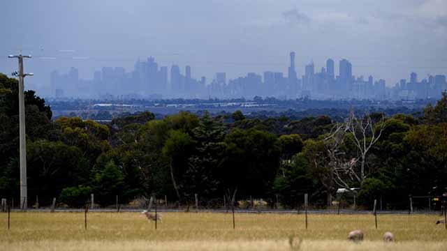 The Melbourne skyline. Water saving habits adopted during a prolonged drought that ended in 2009 are