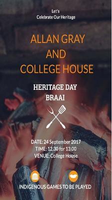 AG Braai with College Poster