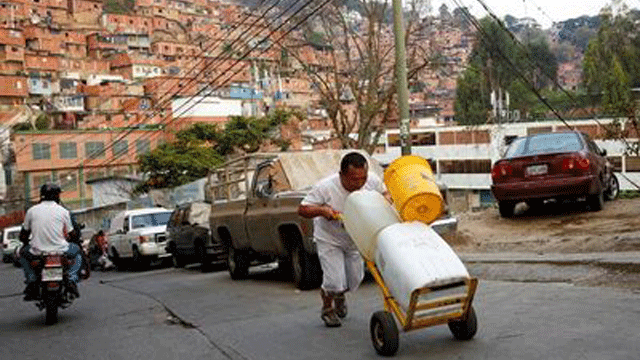 Venezuela water shortage March 2016