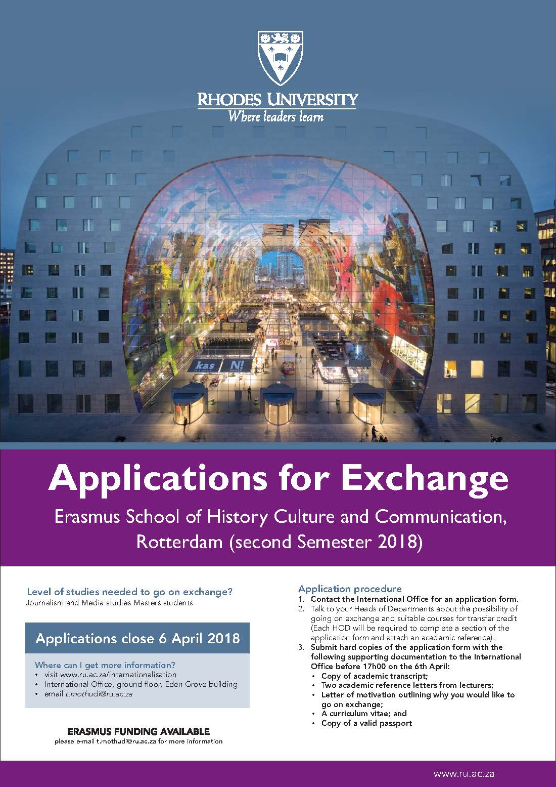 2018 exchange (Erasmus)