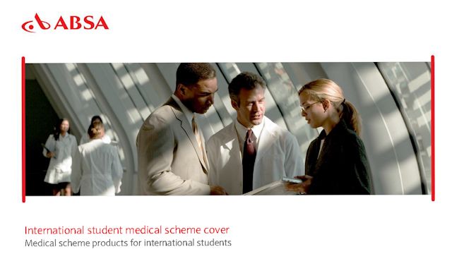 ABSA International student medical scheme cover