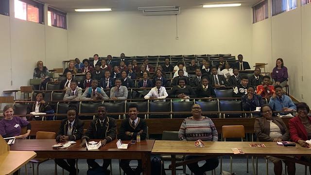 High School students attending Open Day