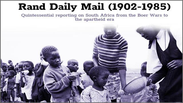Rand Daily Mail Archive (1902-1985)