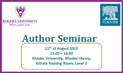 Rhodes Author Seminar