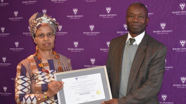 Picture from last year's Rhodes University Community Engagement (RUCE) Awards