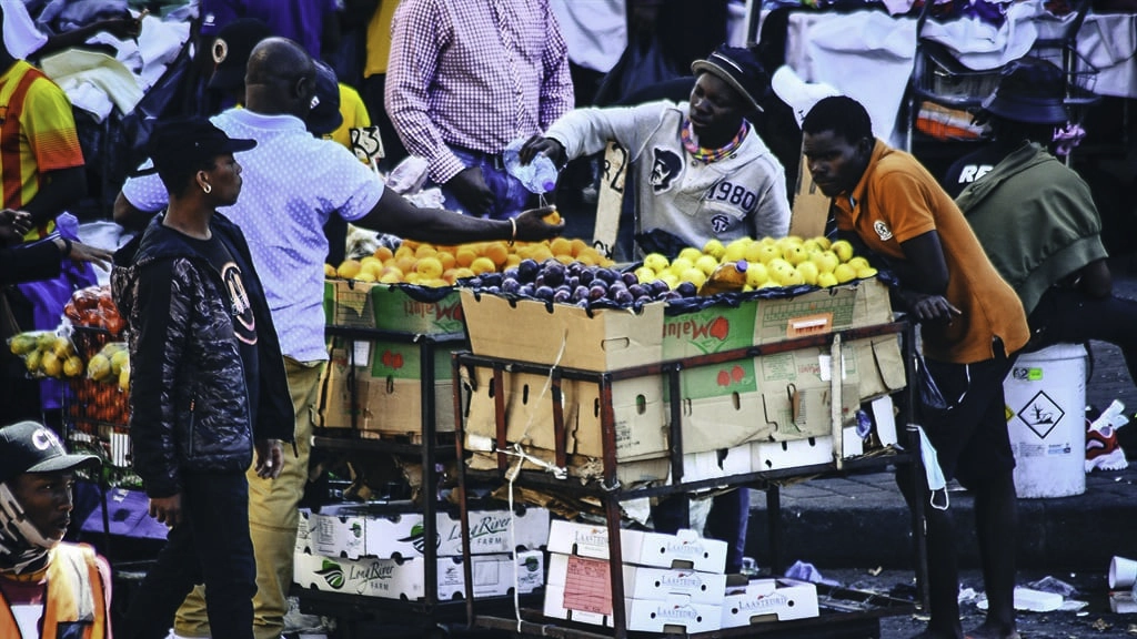 Informal Traders in the Johannesburg CBD.
[PIC CREDIT] Alfonso Nqunjana