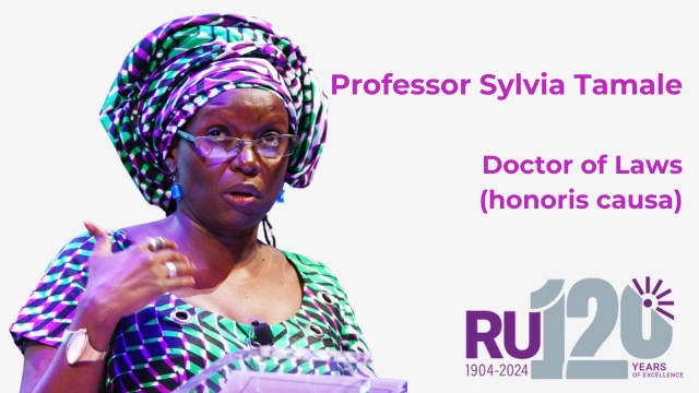 Professor Tamale will receive her honorary doctorate on 03 April 2024 during the 14:30 Rhodes University graduation ceremony.
