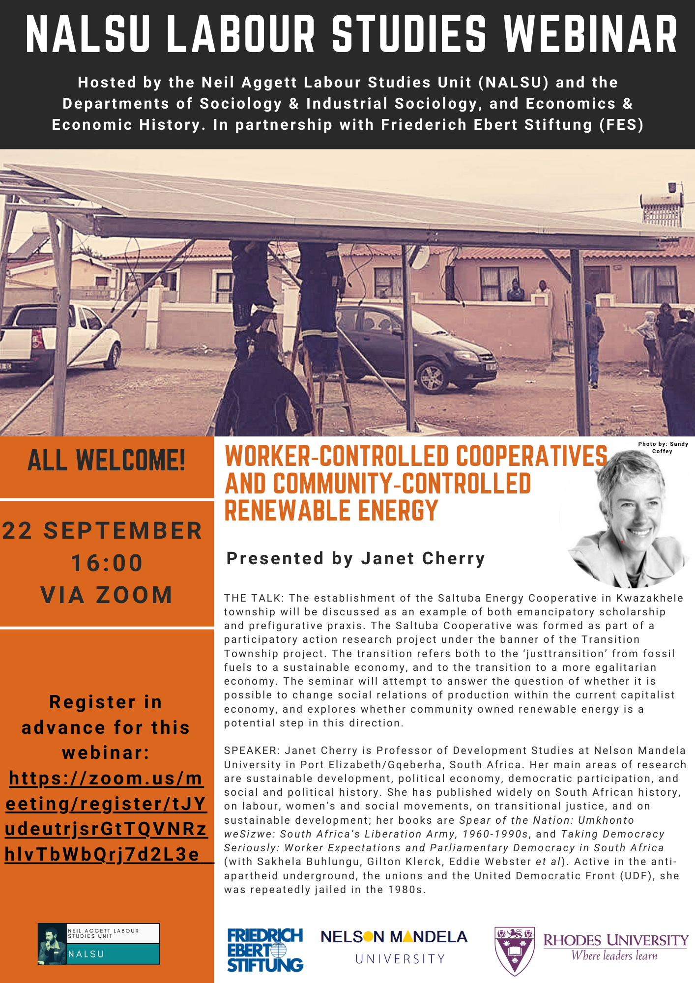 Worker‐Controlled Cooperatives and Community‐Controlled Renewable Energy