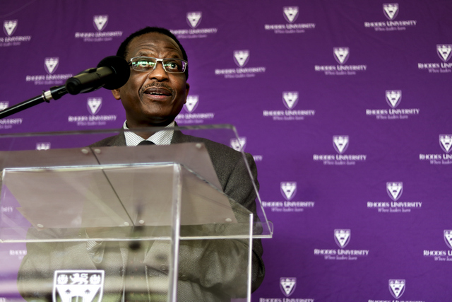 Rhodes University Vice-Chancellor, Dr Sizwe Mabizela