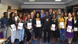ORU Awardees with Dr Mabizela