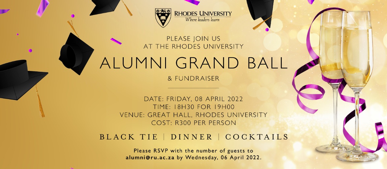 Invitation to the Alumni Grand Ball