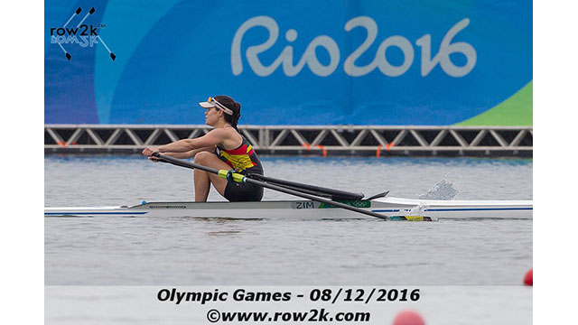 Zimbabwe's Thornycroft competing at the Rio Olympics in 2016