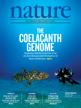 Nature front cover