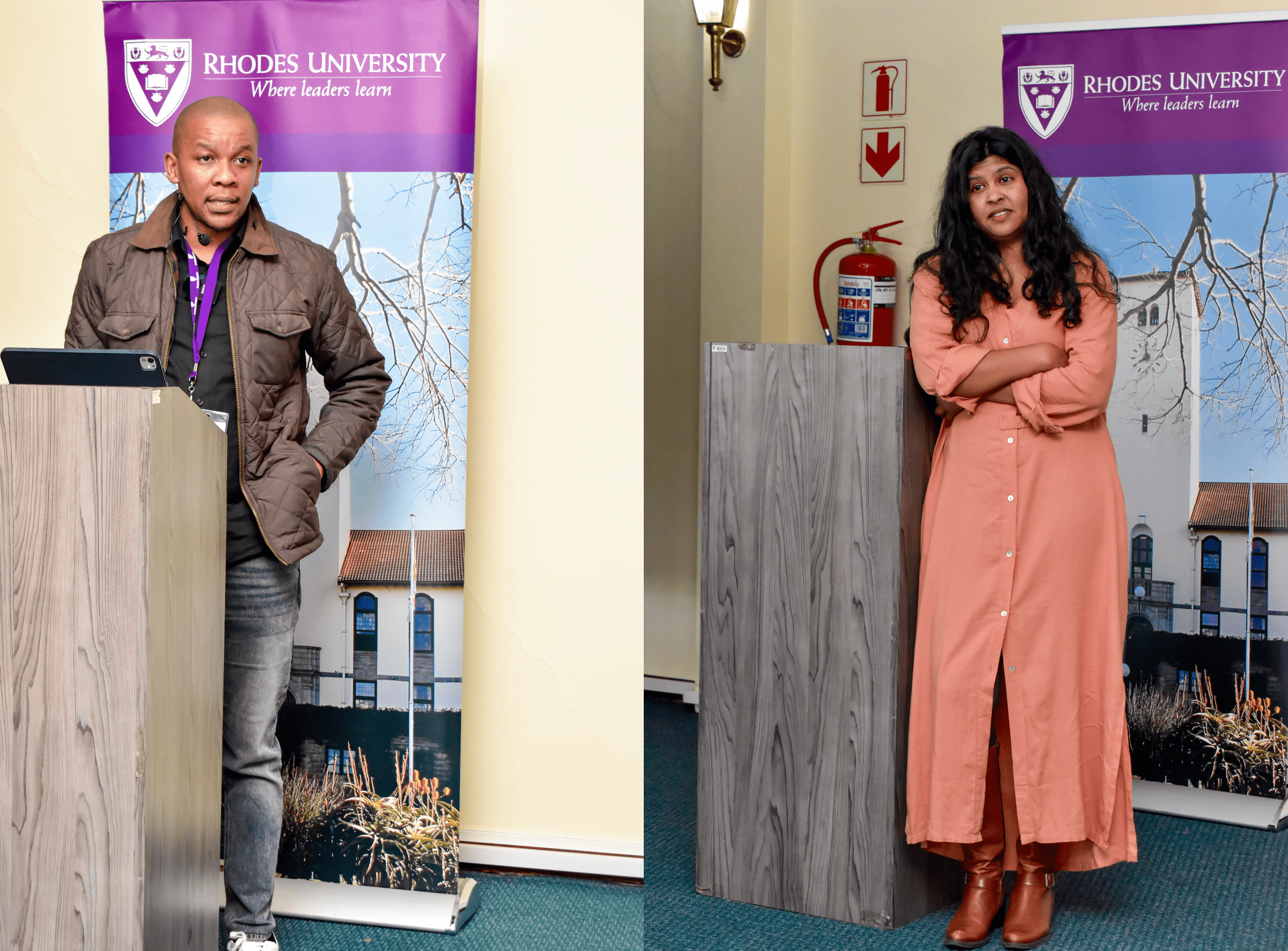 Left: Lufefe Mkutu; Right: Camalita Naicker