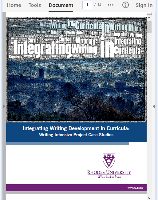 Integrating Writing Development