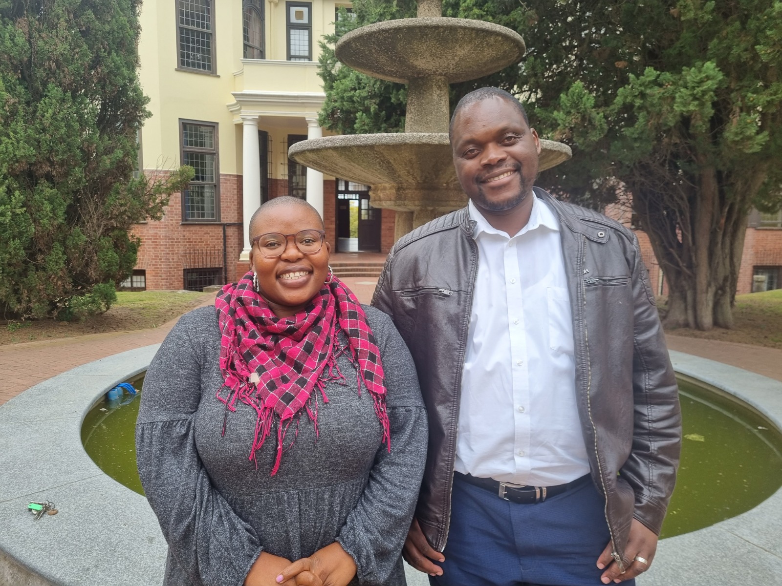 Mentee and Mentor from the department of Economics and Economic History: Ms Abongile Bom and Dr Juniours Marire