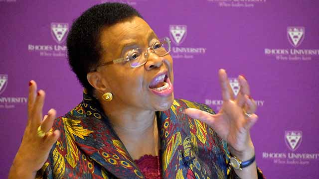 Mrs Graca Machel at the Archbishop Thabo Makgoba Development Trust Lecture