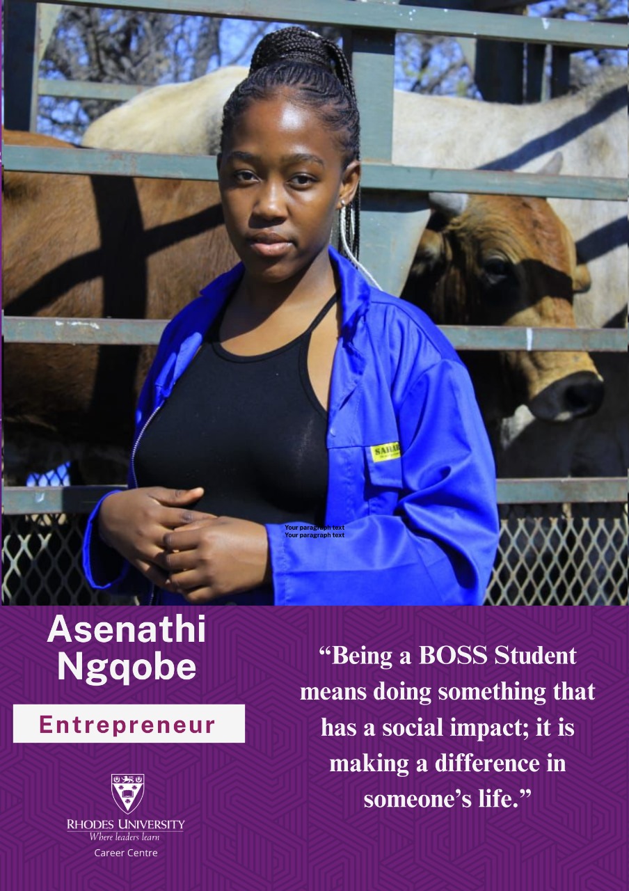 Asenathi Ngqobe funded her flourishing livestock farm using the profits she earned from her popular Makhanda-based braiding salon, Braids by SESE.