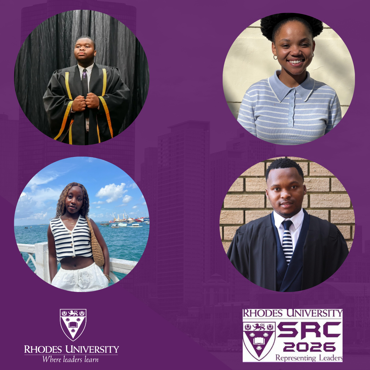 16 SRC members, both current and past, are set to graduate with 8 of these leaders obtaining postgraduate degrees, including Lona Mazindla, who is currently an MA student.