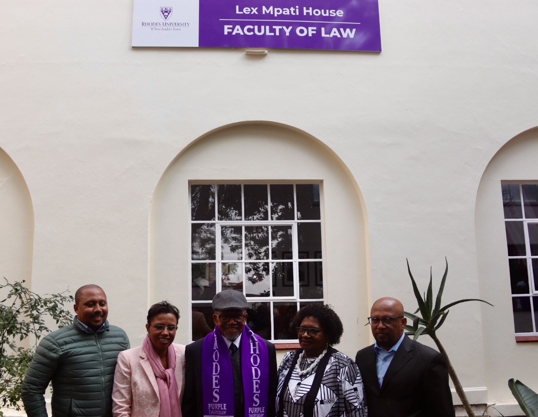 Justice Lex Mpati and family 
