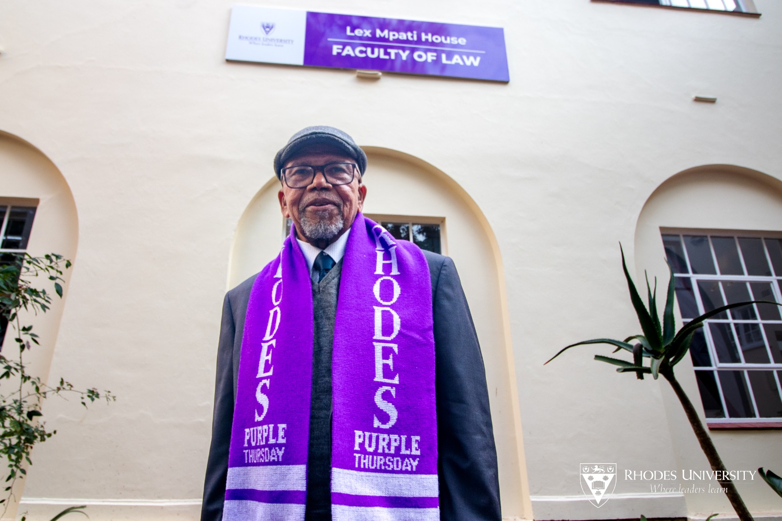 Justice Lex Mpati at Lex Mpati House [PHOTO CREDIT: Vusumzi Fraser Tshekema]
