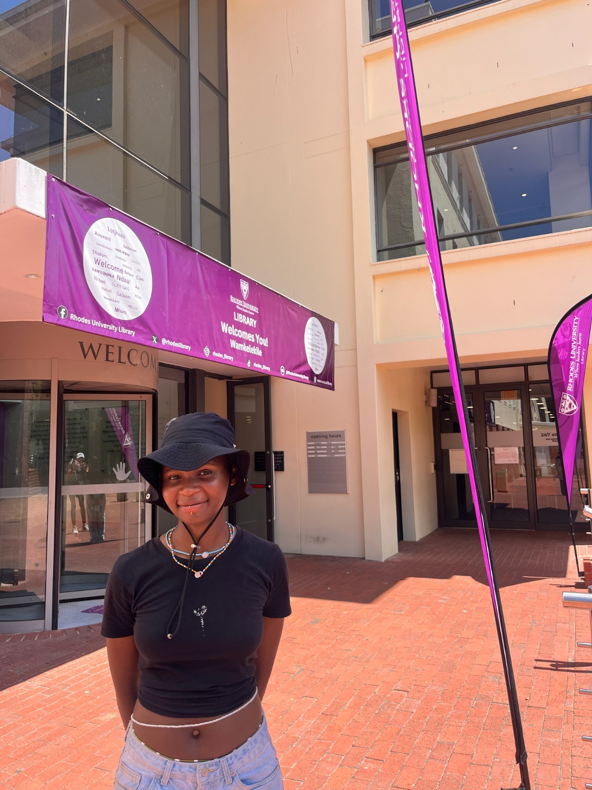 “I always thought Rhodes was not for black kids who live in the township. But now that I'm here, I'm seeing diversity, and I feel welcome,” - Qhawekazi Hlaba
