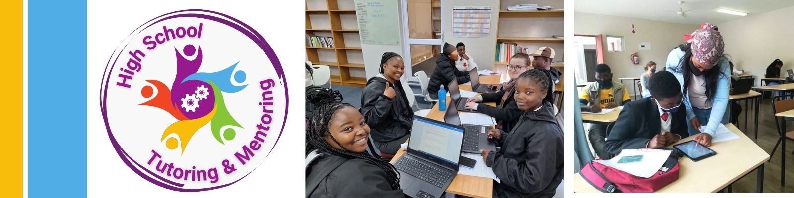 HSTMP Banner - students in tutoring session