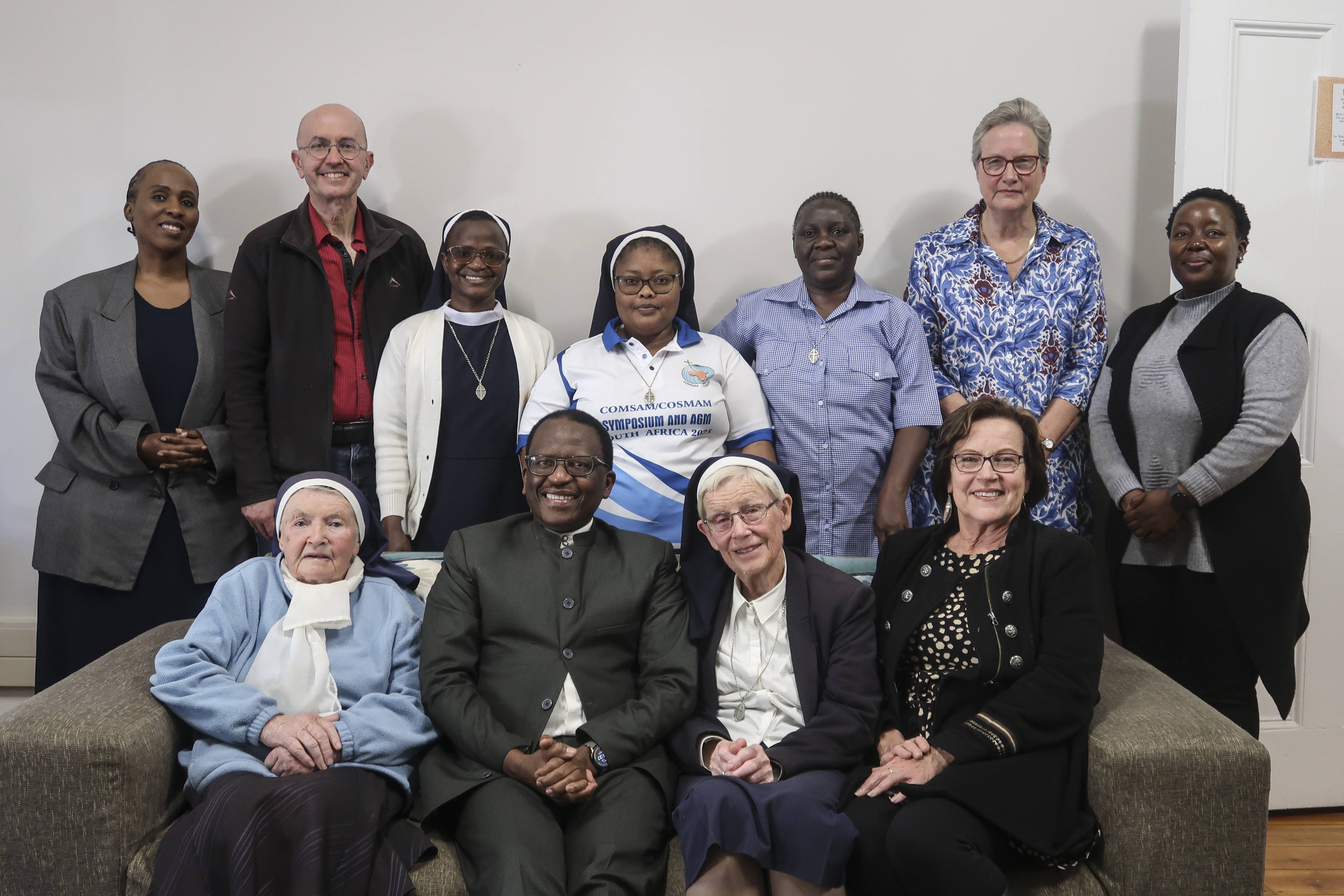 Sister Anne Patricia, Sister Amelia Murphy, Sister Pikolwethu Kwenxe, Sister Virtinie and Sister Mary Dael joined the Vice Chancellor's Education Initiative Committee members, Dr Fortunate Gunzo (CSD), Dr Margie Keaton, Dr Ashley Westaway (GADRA), Monica Canca (RUCE) and Diana Hornby (RUCE). 
