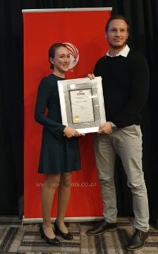 Katherine James at the IITPSA award ceremony