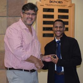 CoE award for CS Snr postgrad - Alden Boby