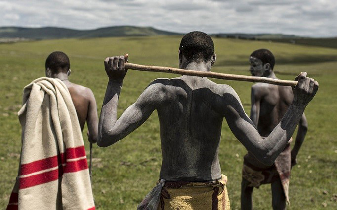 Image of the cleansing ritual