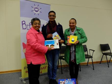 B.Ed. Part-Time Foundation Phase Eastern Cape Students receiving book packs from Biblionef