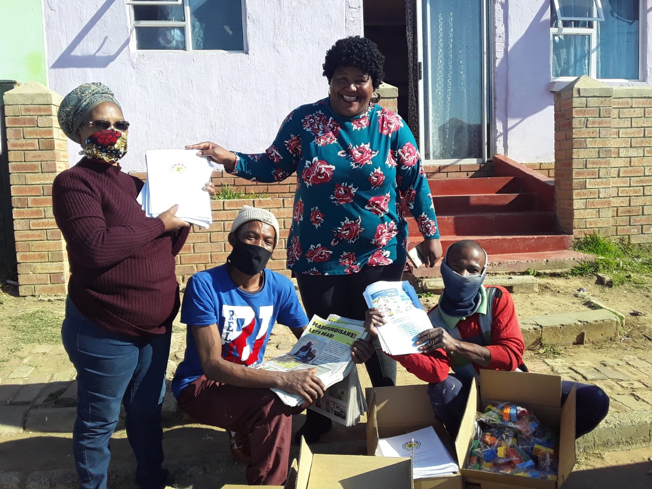 CSD Community Team delivering Duplo Blocks