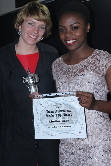 Awards - Lindiwe Tsope - DoS Leadership Award