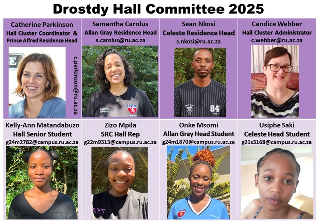 Drostdy Hall Committee 2025 - 1