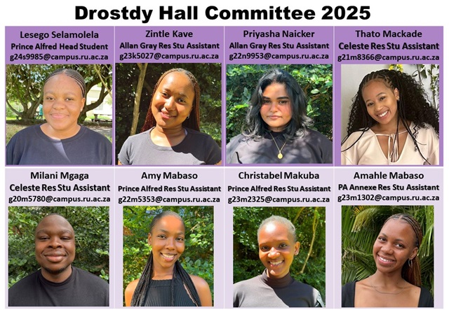 Drostdy Hall Committee 2025 - 2