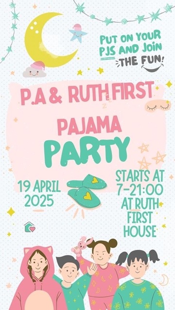 PA/Ruth First PJ Party