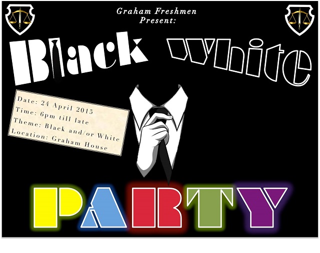 Graham 2015 black & white party