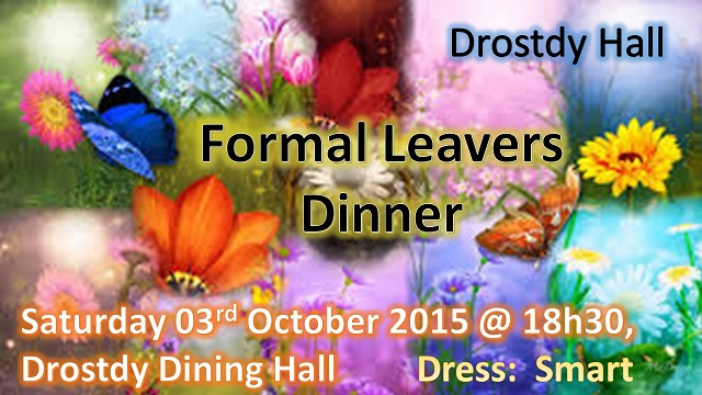 Leavers Dinner 2015 - Poster