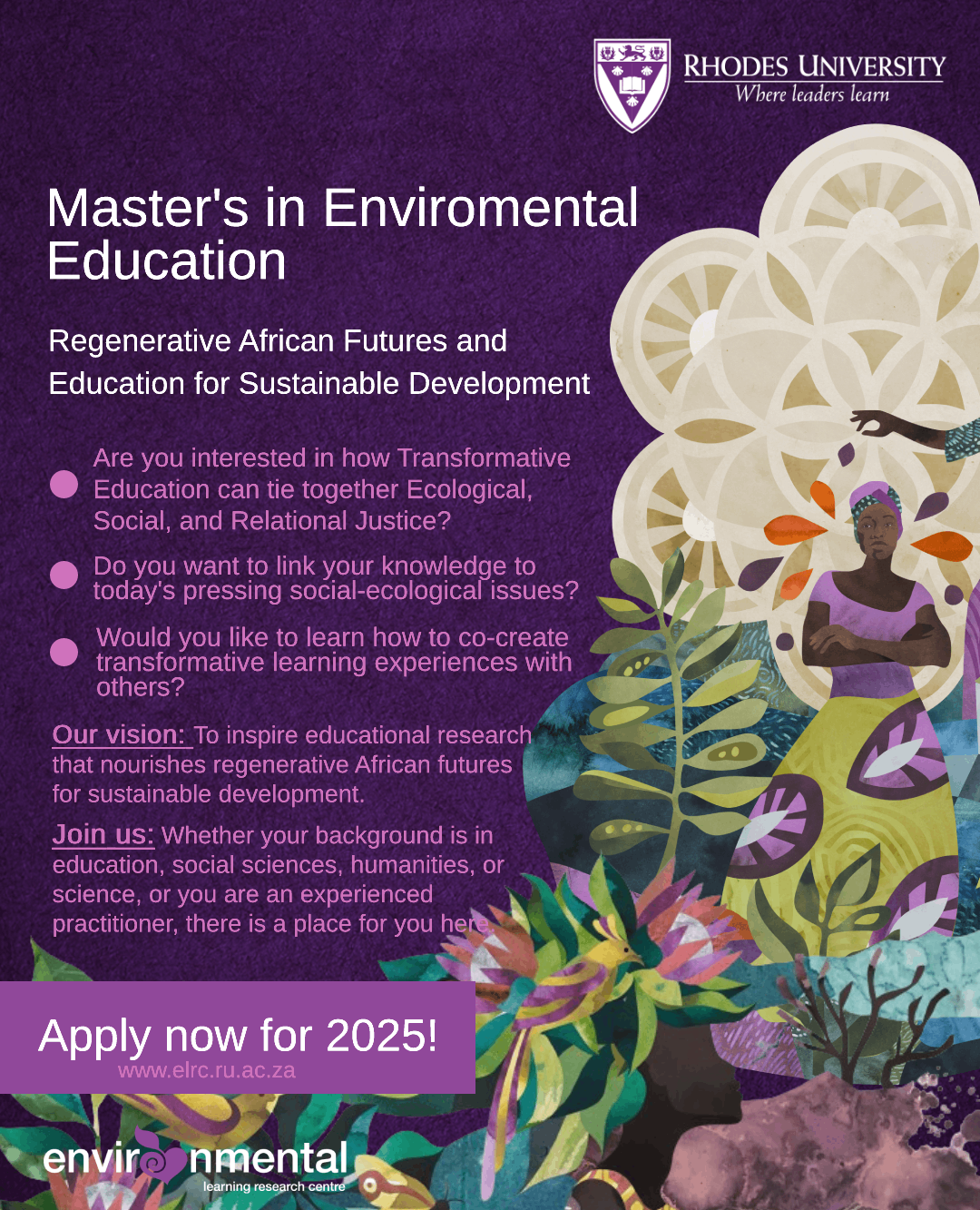 Masters in Environmental Education Poster