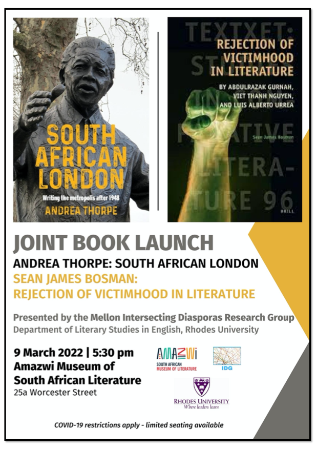 Thorpe and Bosman Book Launch