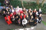 Graduands and staff at our 2013 Graduation Reception.