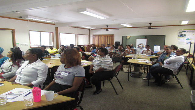 Infrastructure and Operations Division staff at the awareness workshops