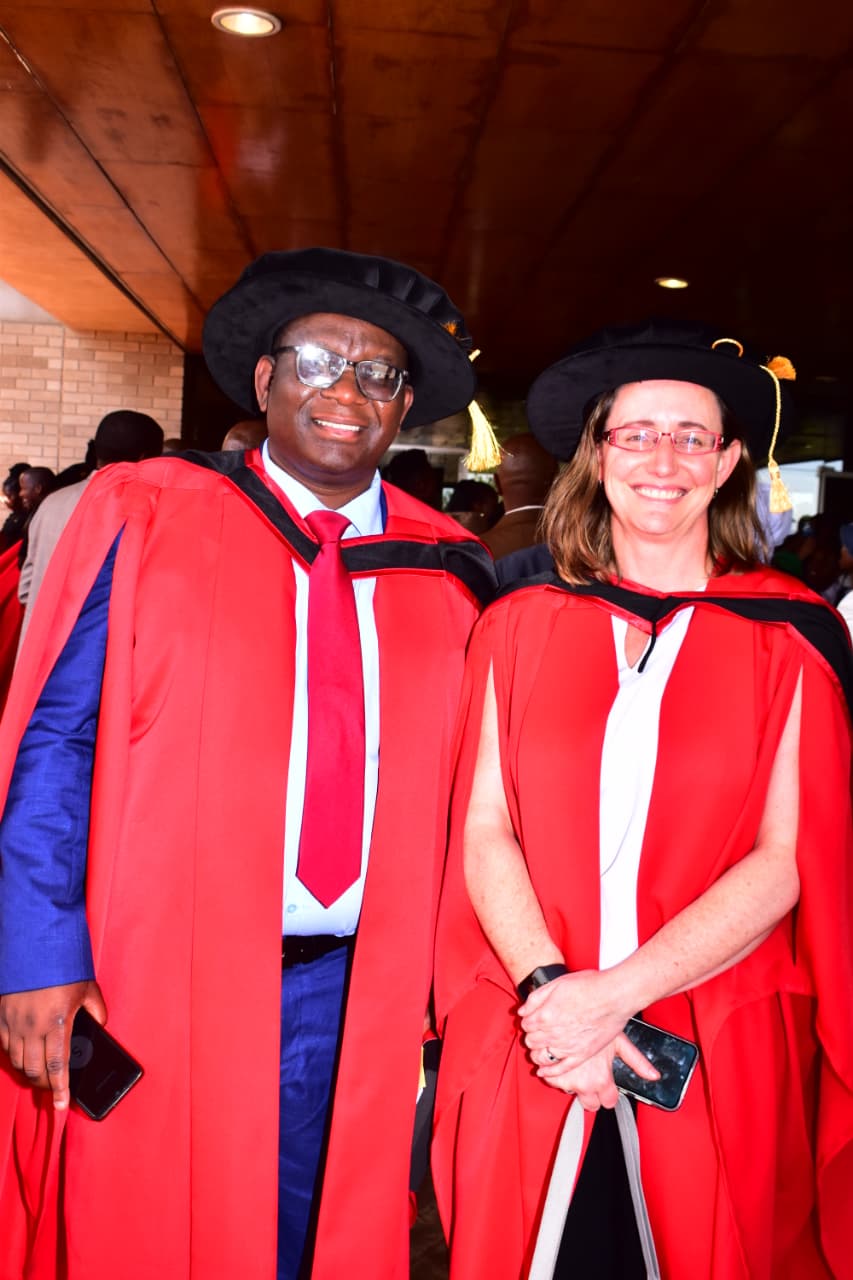 Dr Channel Zhou with supervisor, Prof Ingrid Siebörger