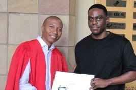 MRI Award for Best Honours Research - Brian Kanosvamira