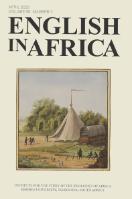 cover of English in Africa 50.1
