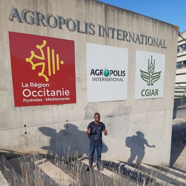 David Gwapedza attending the 2019-ABM workshop in Montpellier.