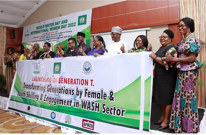 Launching of the Generation Transformer Youth Empowerment program. An initiative of WASHMATA, FEMinWASH and the Federal Ministry of Water Resources, Nigeria.